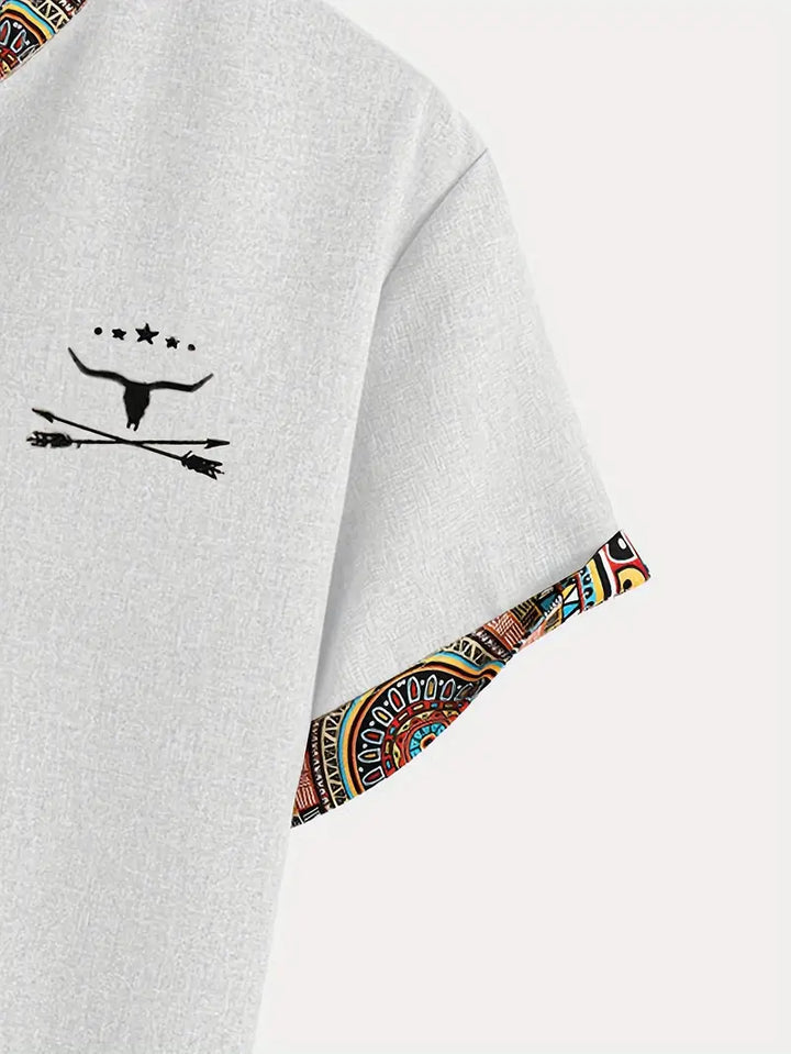 Elegant short-sleeved shirt