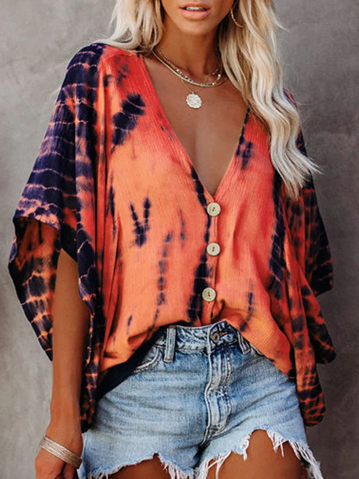 Selena | Chic Blouse For Women | Short Sleeve