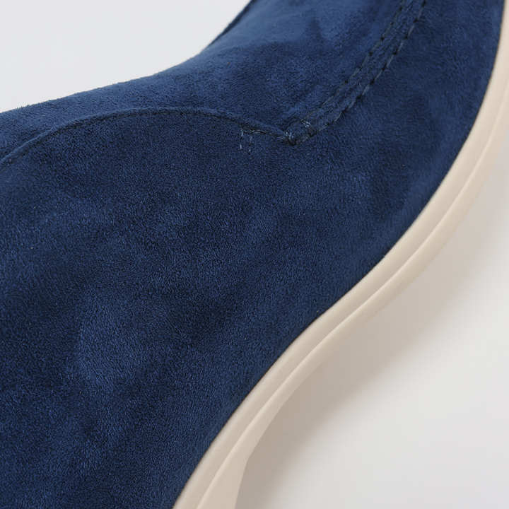 Mode Lumiére™ | Suede High-Top Loafers