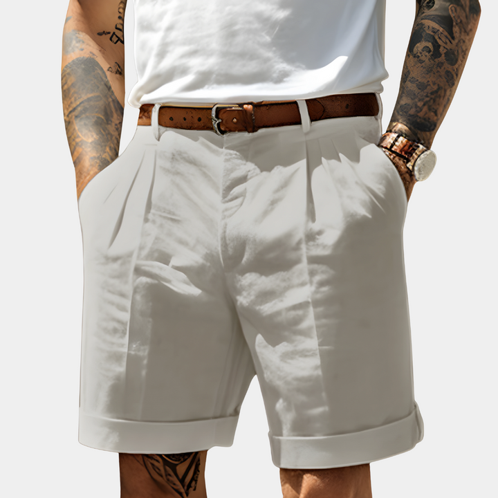 Mode Lumiére™| ELEGANT BREATHABLE COTTON BERMUDAS