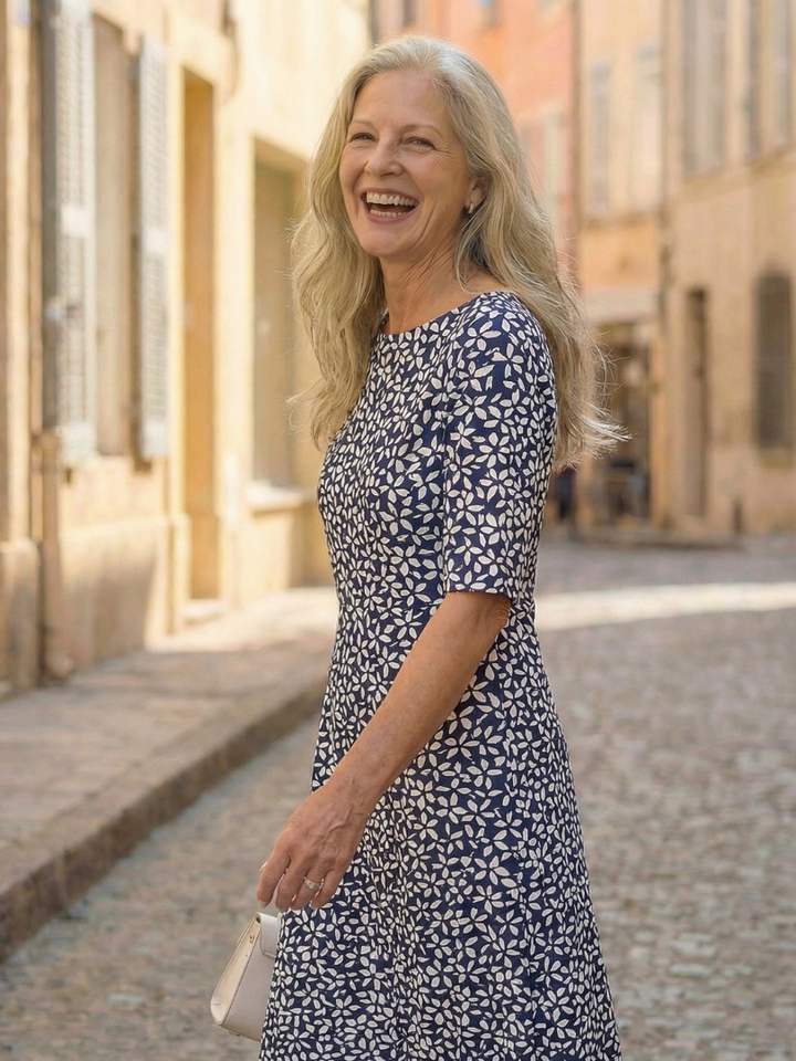 Uriah | Coastal Print Dress