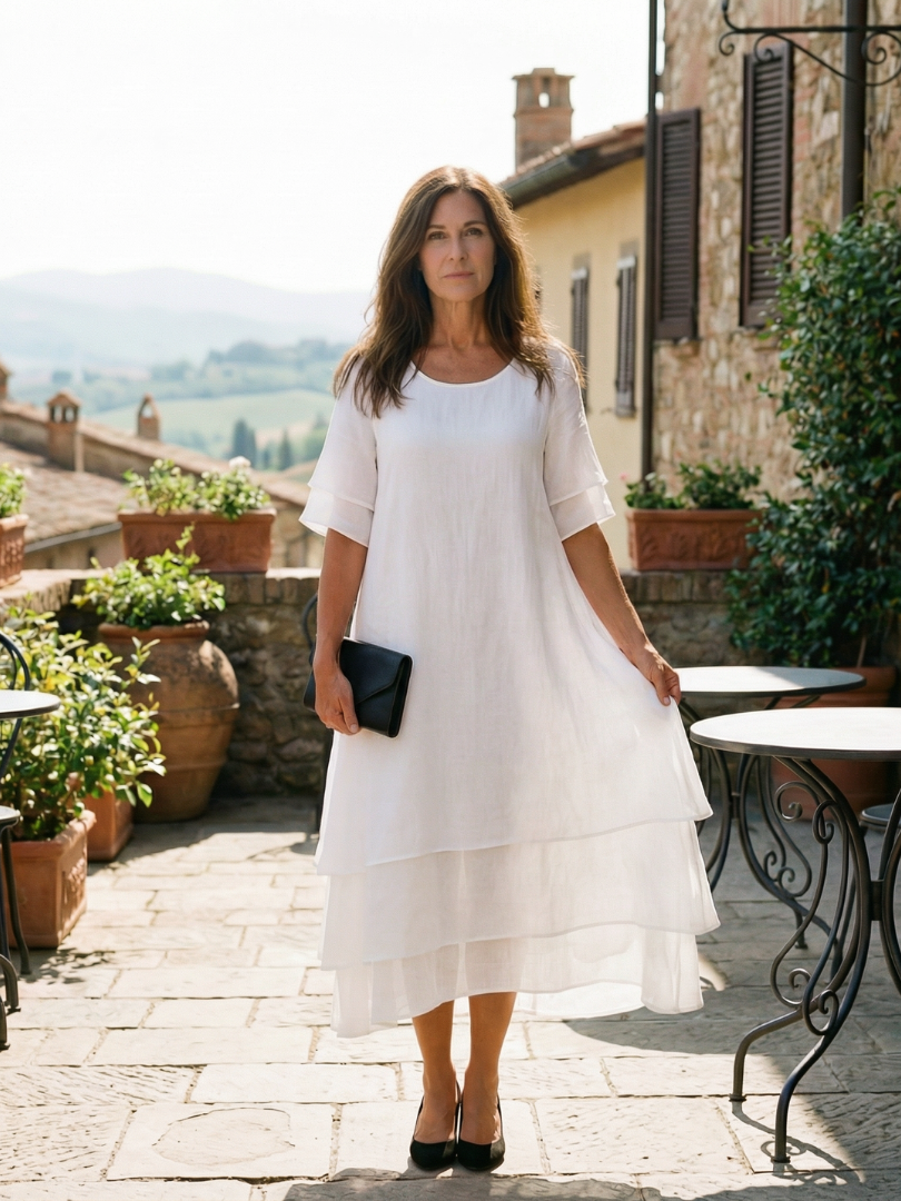 Belen | Soft-Layered Dress