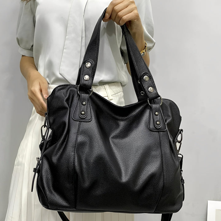 Erika - Large leather handbag for women