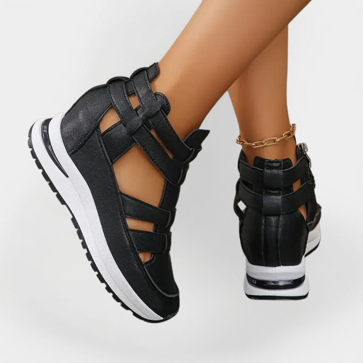 Mode Lumiére™ Elegant Summer Heeled Sandals with Side Closure