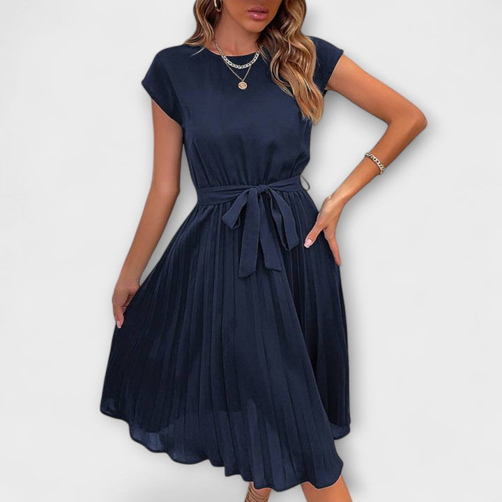 Mode Lumiére™ Elegant Midi Dress