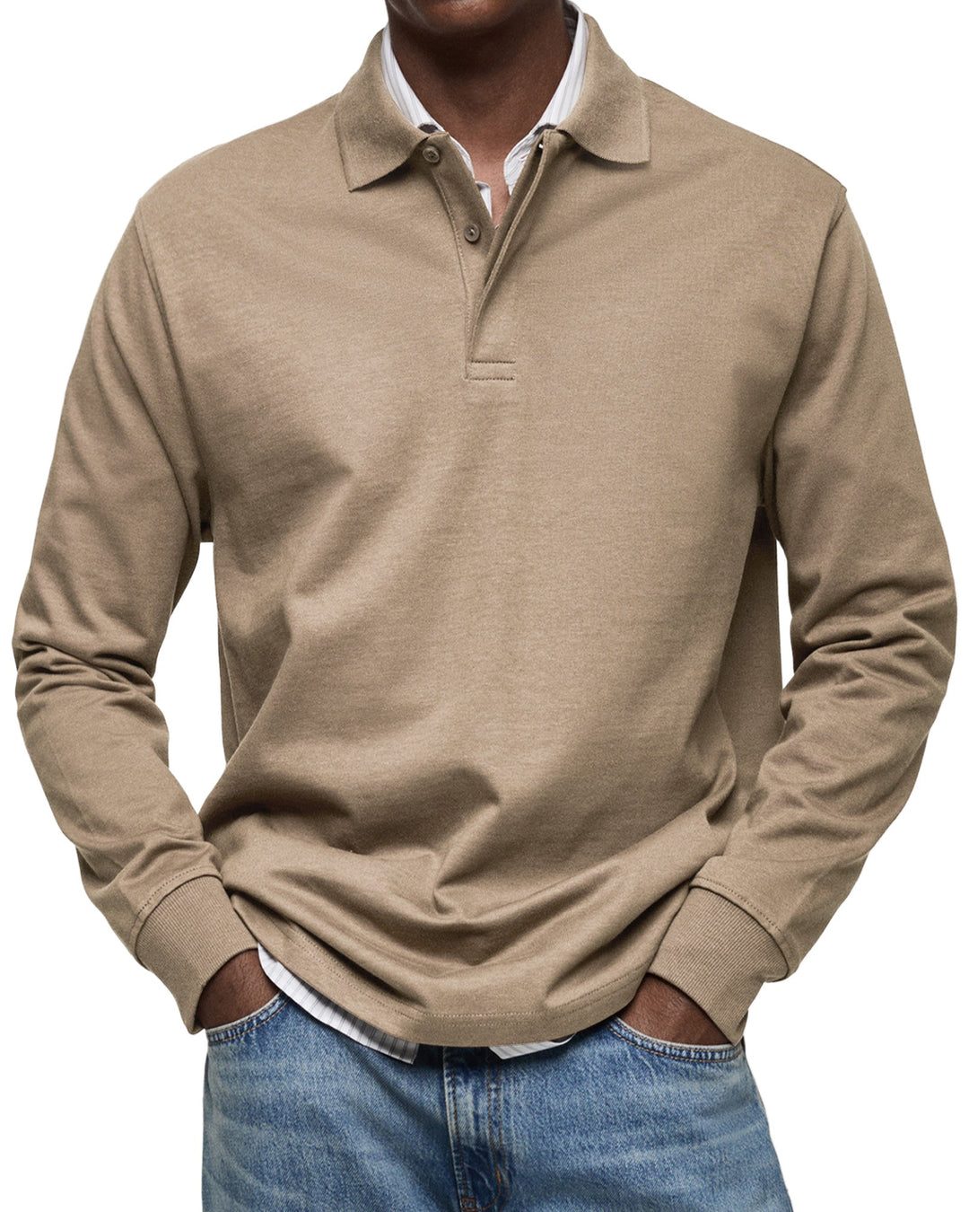 Mode Lumiére™ | Luxury Long-Sleeved Polo