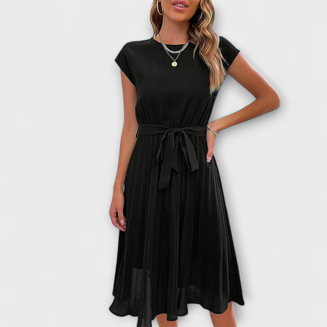 Mode Lumiére™ Elegant Midi Dress