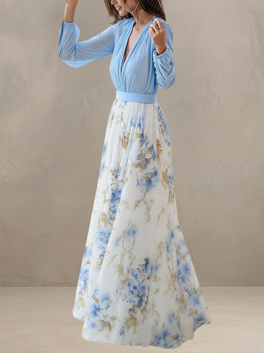 BANDIA | MAGNIFICENT MAXI DRESS WITH FLORAL PRINT