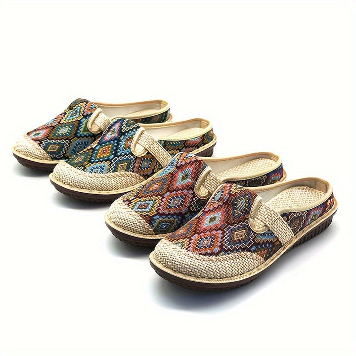 Orlena | Bohemian Woven Clogs
