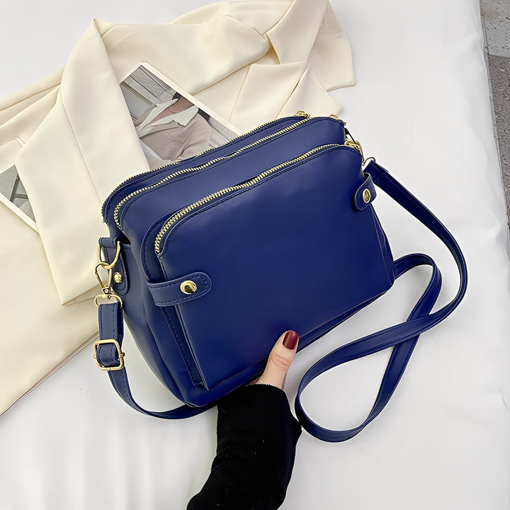 Michaela - Classic Leather Women's Shoulder Bag