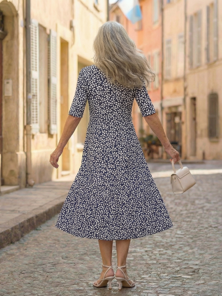Uriah | Coastal Print Dress