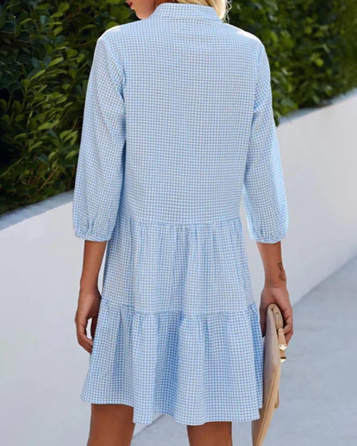 Zuri | Women's V-Neck Loose Shirt Dress