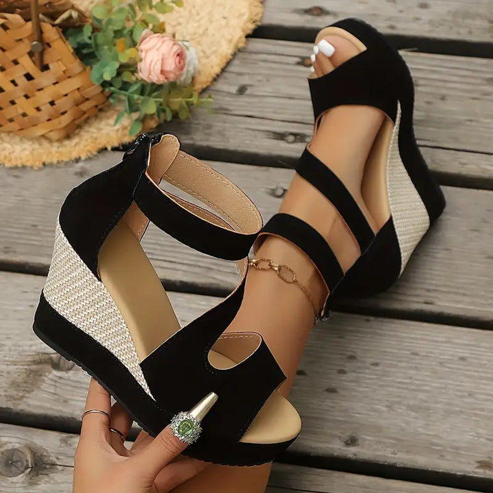 Calystene | Comfortable Wedge Sandals with Support