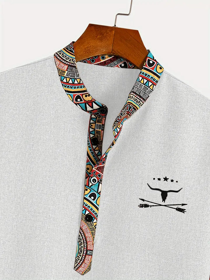Elegant short-sleeved shirt