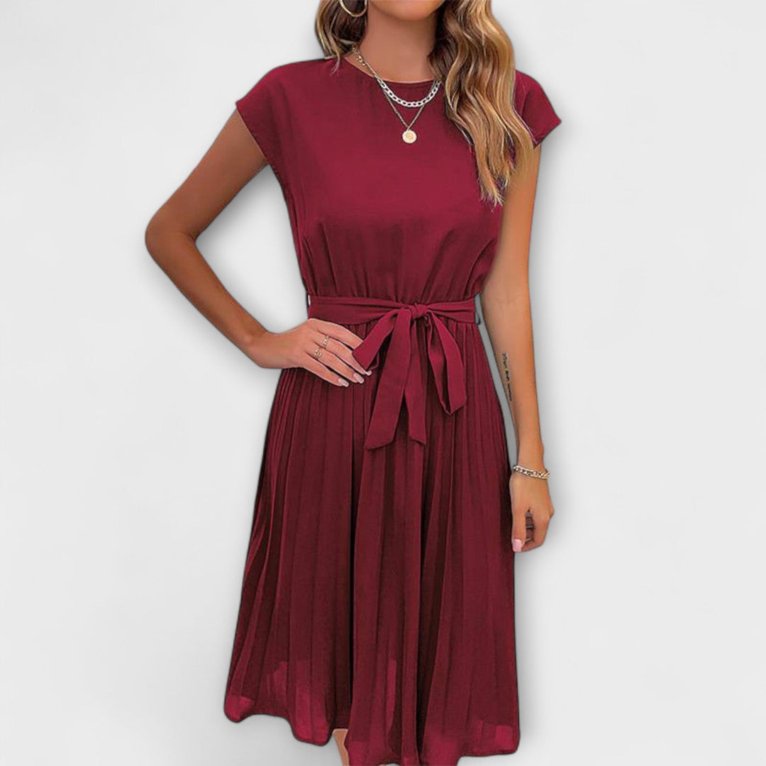 Mode Lumiére™ Elegant Midi Dress
