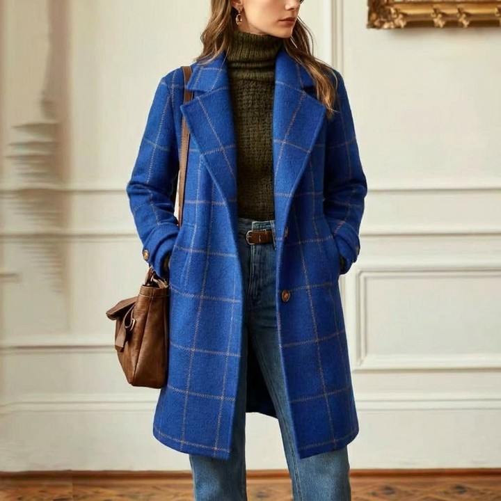 Arvae – Elegant checked coat