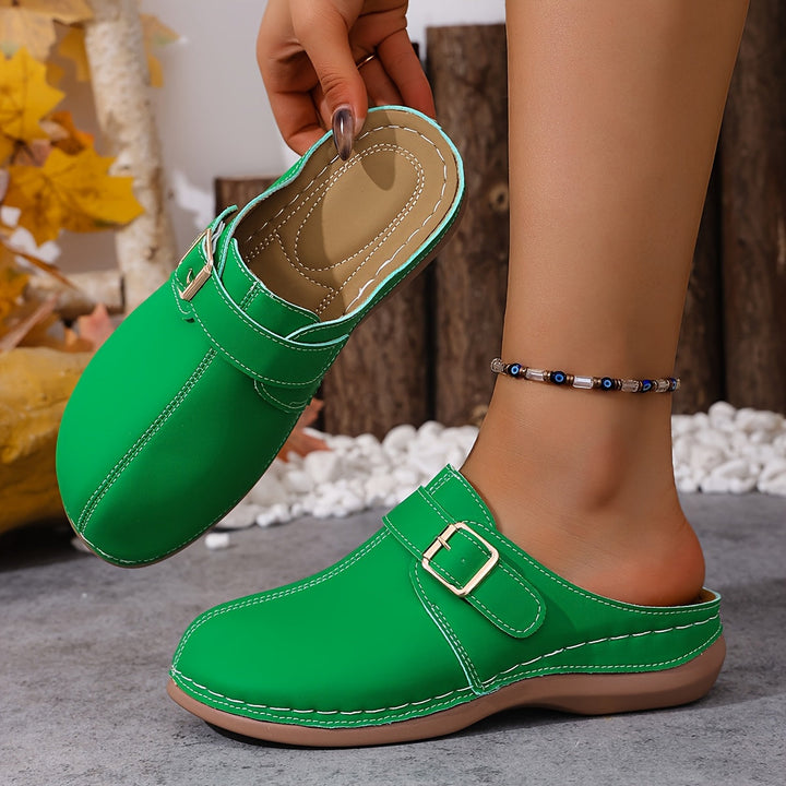 Velina | Everyday Comfort Buckle Clogs