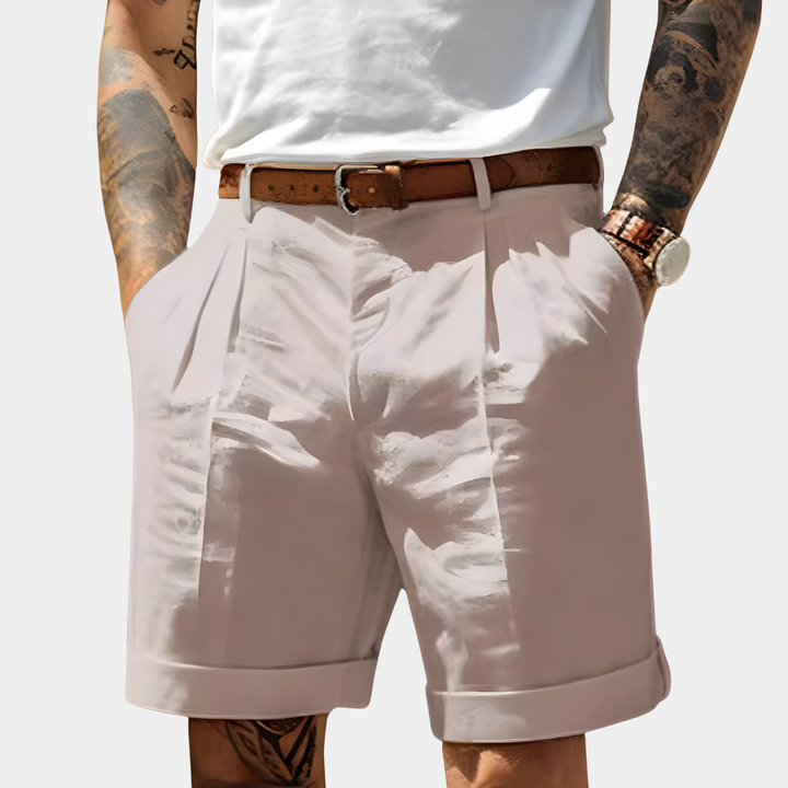 Mode Lumiére™| ELEGANT BREATHABLE COTTON BERMUDAS