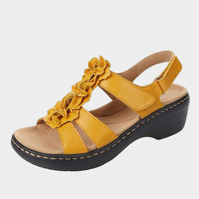 Mode Lumiére™ Orthopedic Bordo Sandals