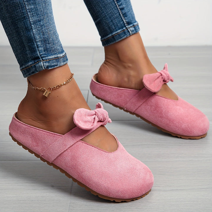 Almira | Soft Comfort Bow Clogs
