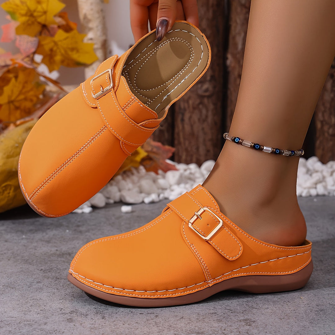 Velina | Everyday Comfort Buckle Clogs