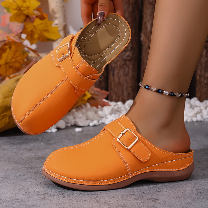 Velina | Everyday Comfort Buckle Clogs