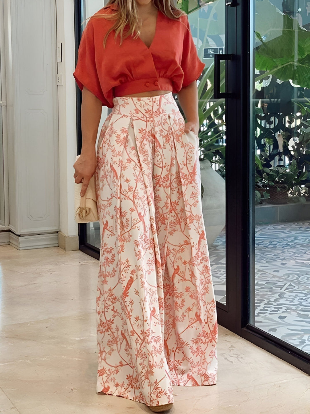 Women's Elegant Two-Piece Summer Outfit | Chic
