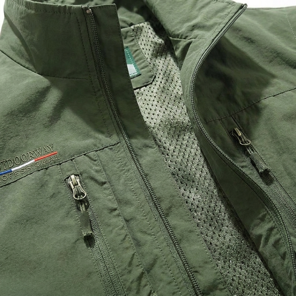 LAURENT MONACO | MEN'S ZIPPED UTILITY JACKET