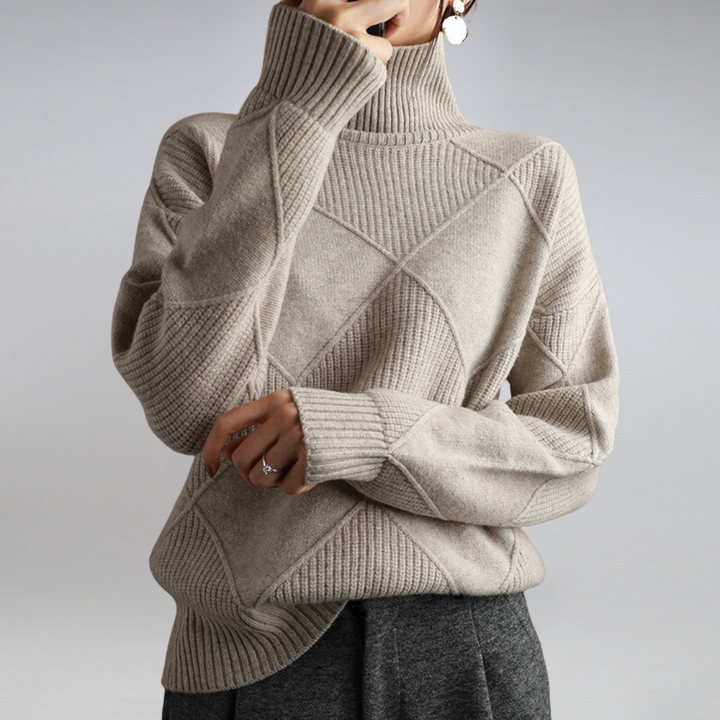 High-neck sweater