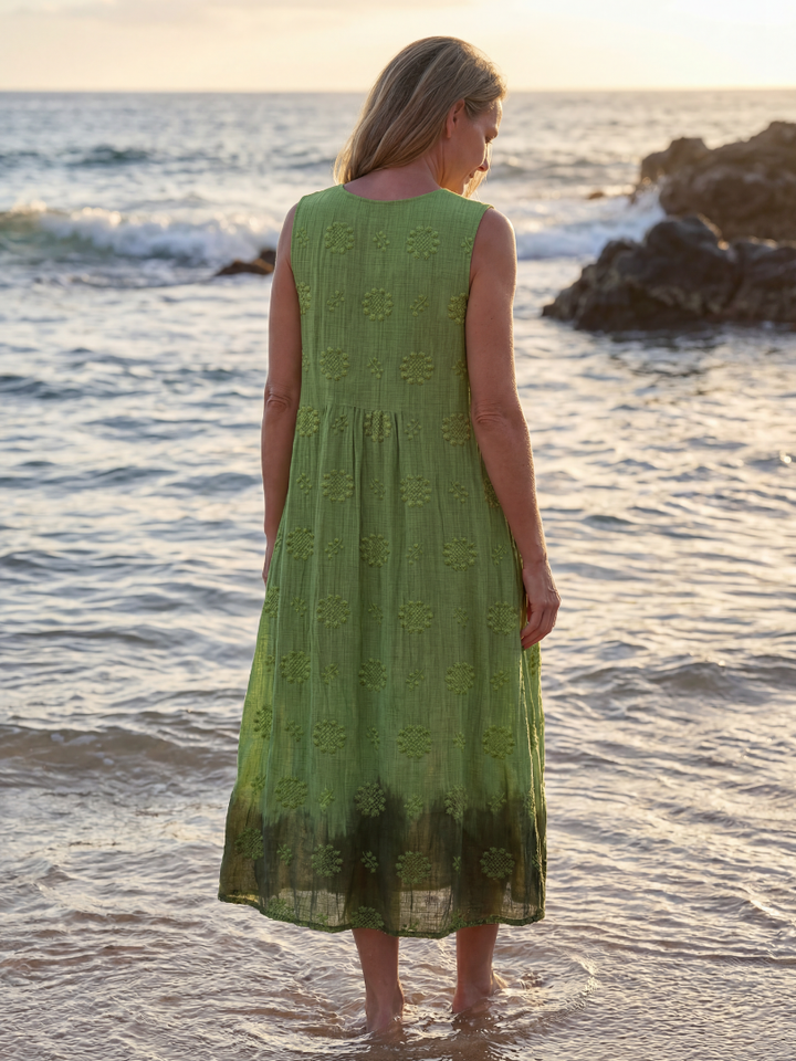 Kapua | Garden Textured Midi Dress