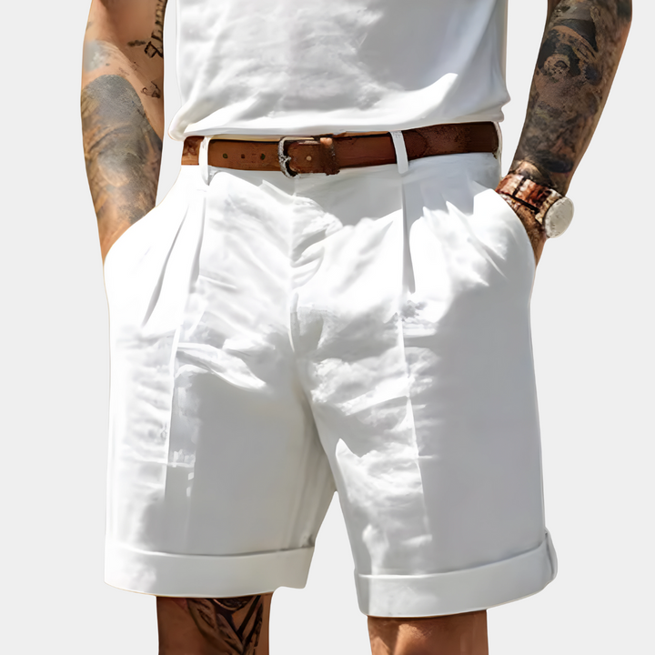 Mode Lumiére™| ELEGANT BREATHABLE COTTON BERMUDAS