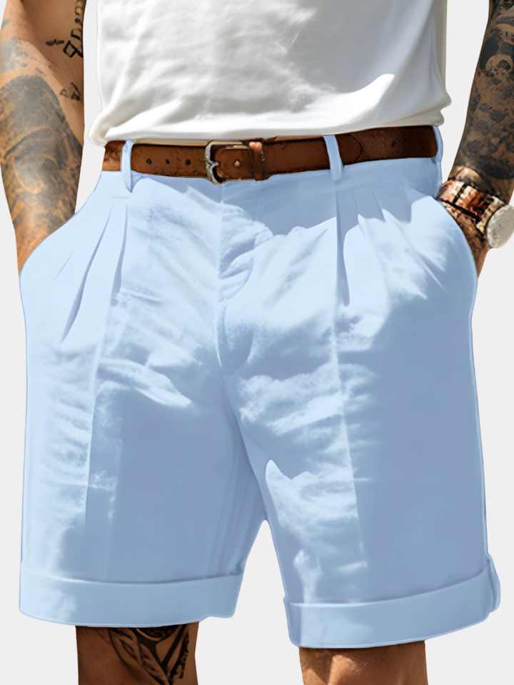 Mode Lumiére™| ELEGANT BREATHABLE COTTON BERMUDAS