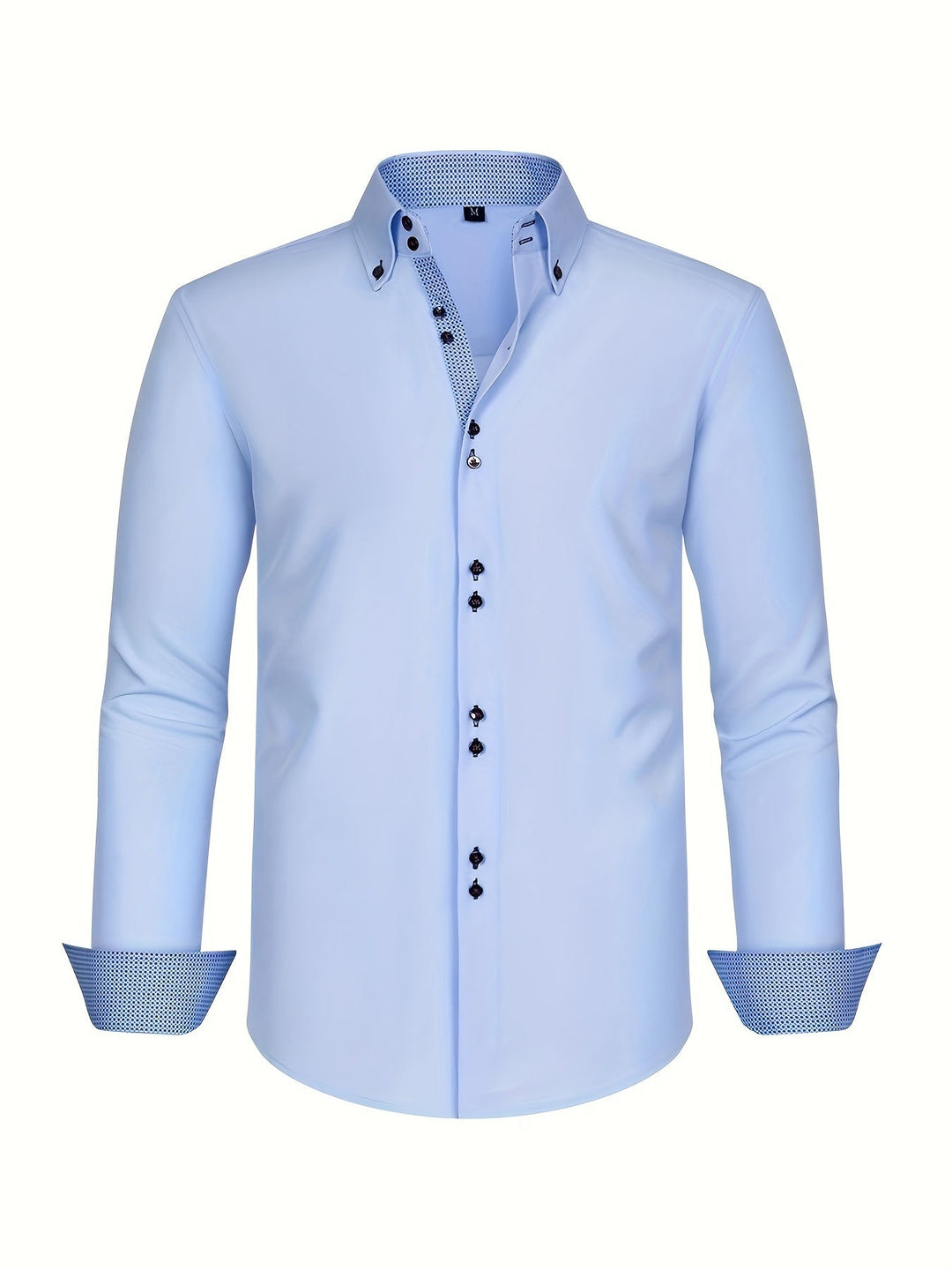 Mode Lumiére™ | ELEGANT LIGHTWEIGHT SHIRT WITH CONTRAST DETAILS