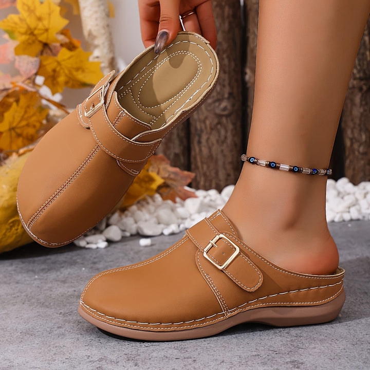 Velina | Everyday Comfort Buckle Clogs