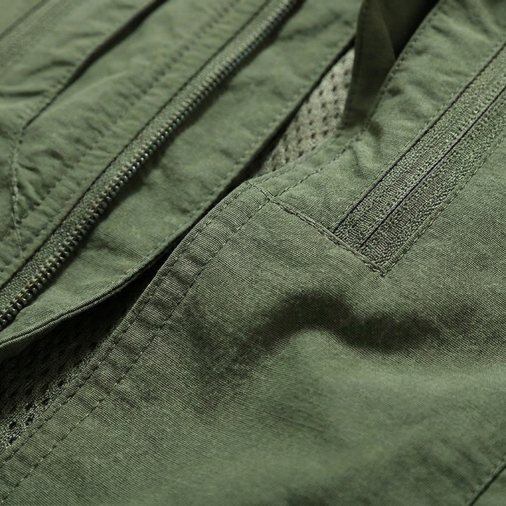LAURENT MONACO | MEN'S ZIPPED UTILITY JACKET