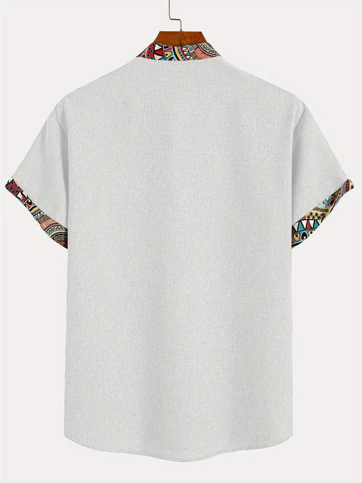 Elegant short-sleeved shirt