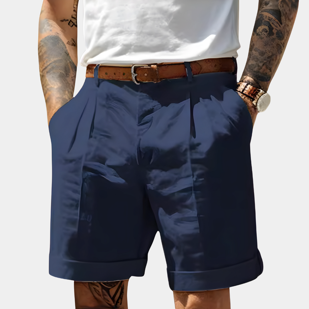 Mode Lumiére™| ELEGANT BREATHABLE COTTON BERMUDAS