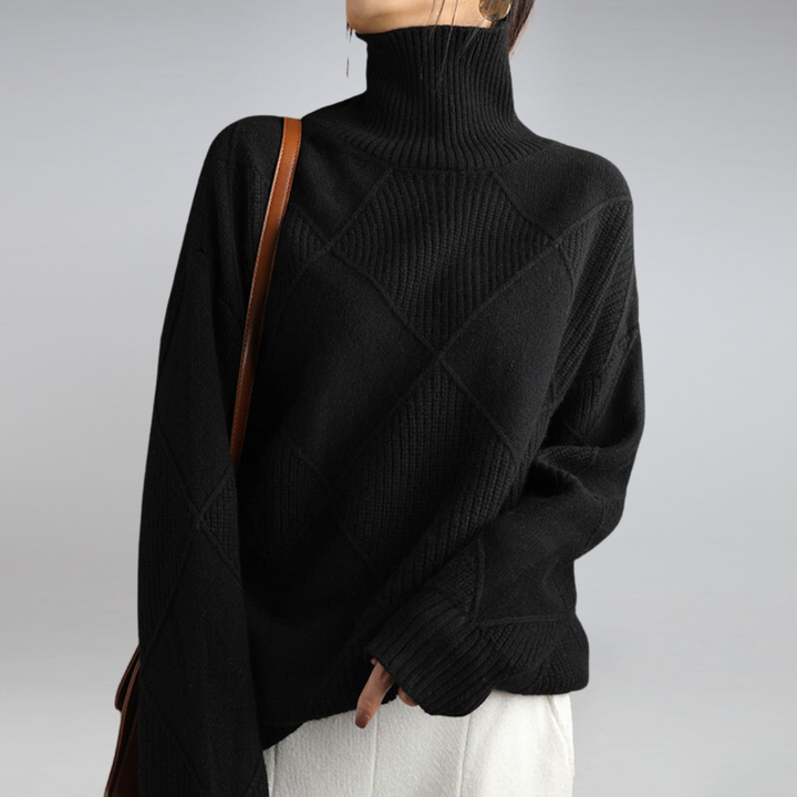 High-neck sweater