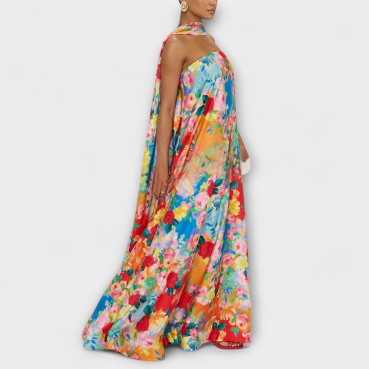 Harlow - Floral Off-The-Shoulder Maxi Dress