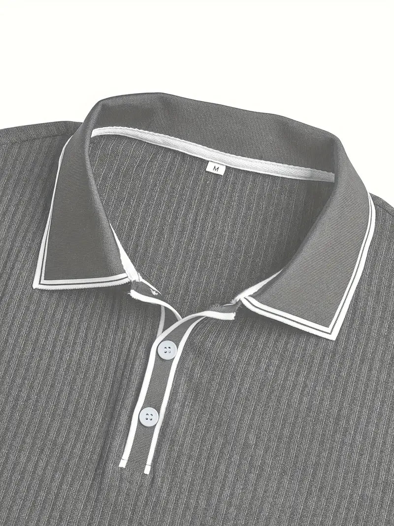 Mode Lumiére™| Elegant short-sleeved polo shirt