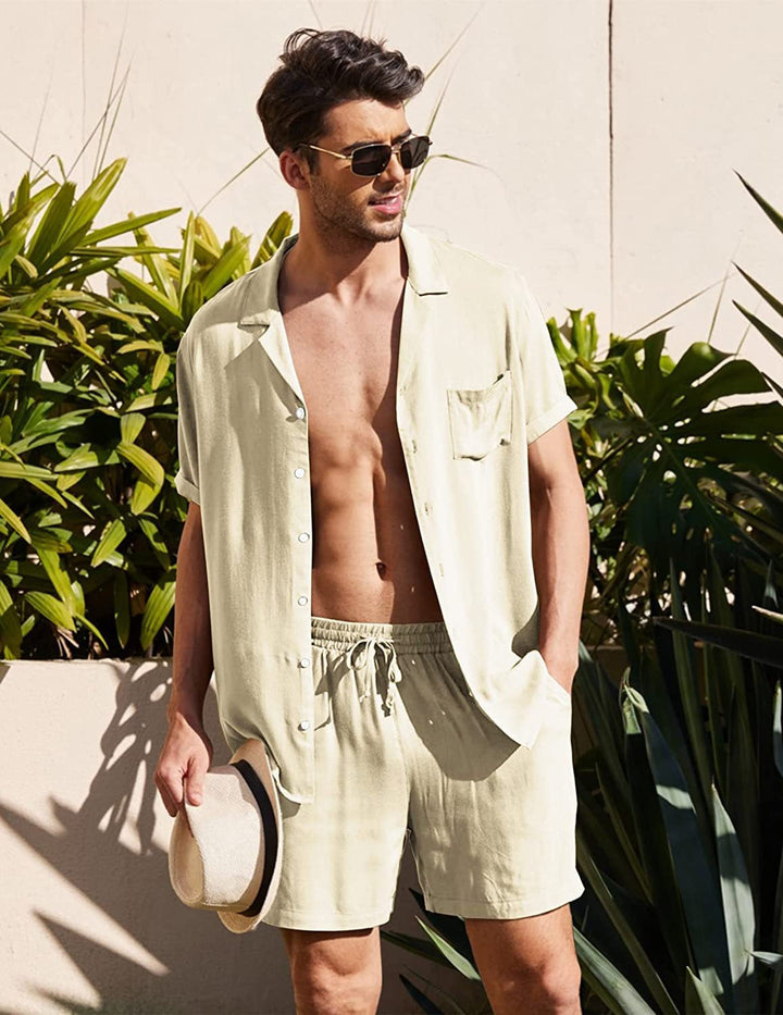 Owen | Men's Luxury Linen Set