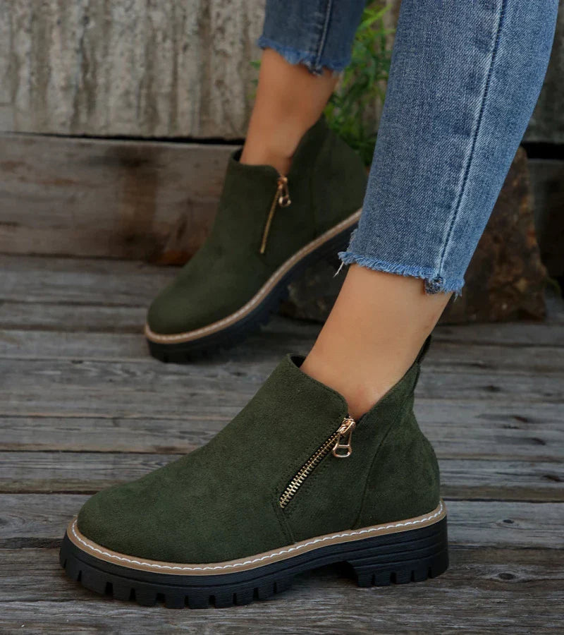 Mode Lumiére™ | Stylish Jade Ankle Boots