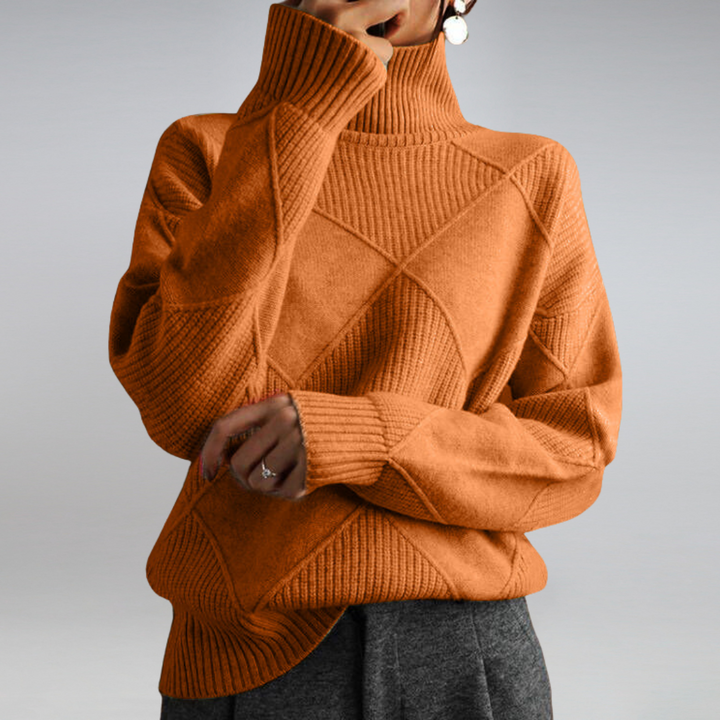 High-neck sweater