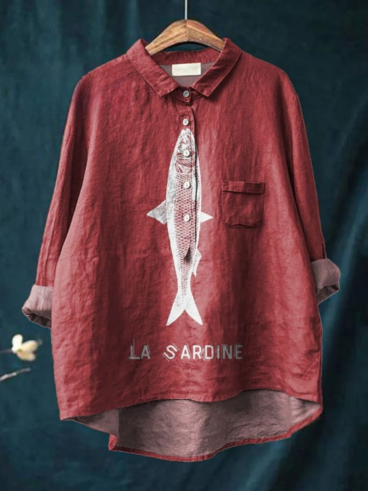 Mode Lumiére™| Elegant Adele Patterned Shirt