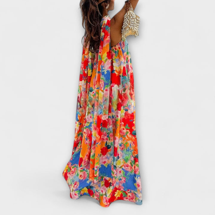 Harlow - Floral Off-The-Shoulder Maxi Dress