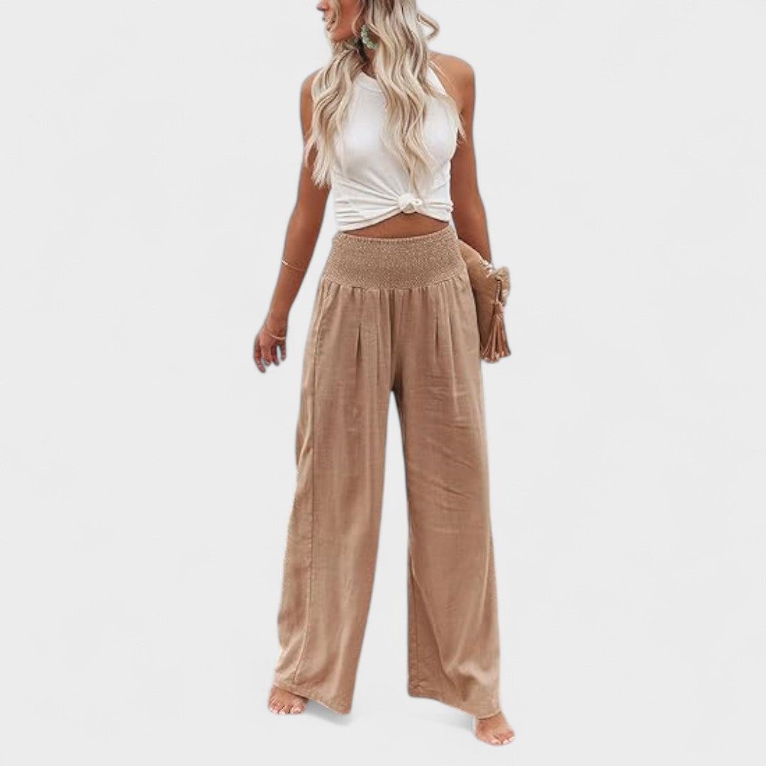 Light Mode | Cotton and Linen Loose Trousers