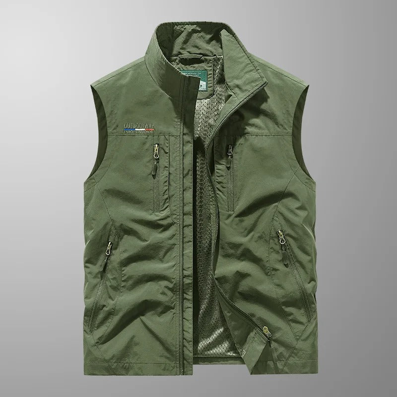 Mode Lumiére™ | Breathable Multi-Pocket Utility Vest