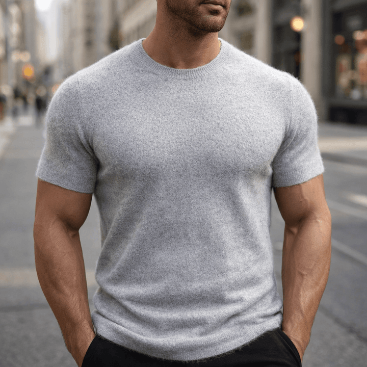 LAURENT MONACO | MEN'S REFINED KNIT T-SHIRT