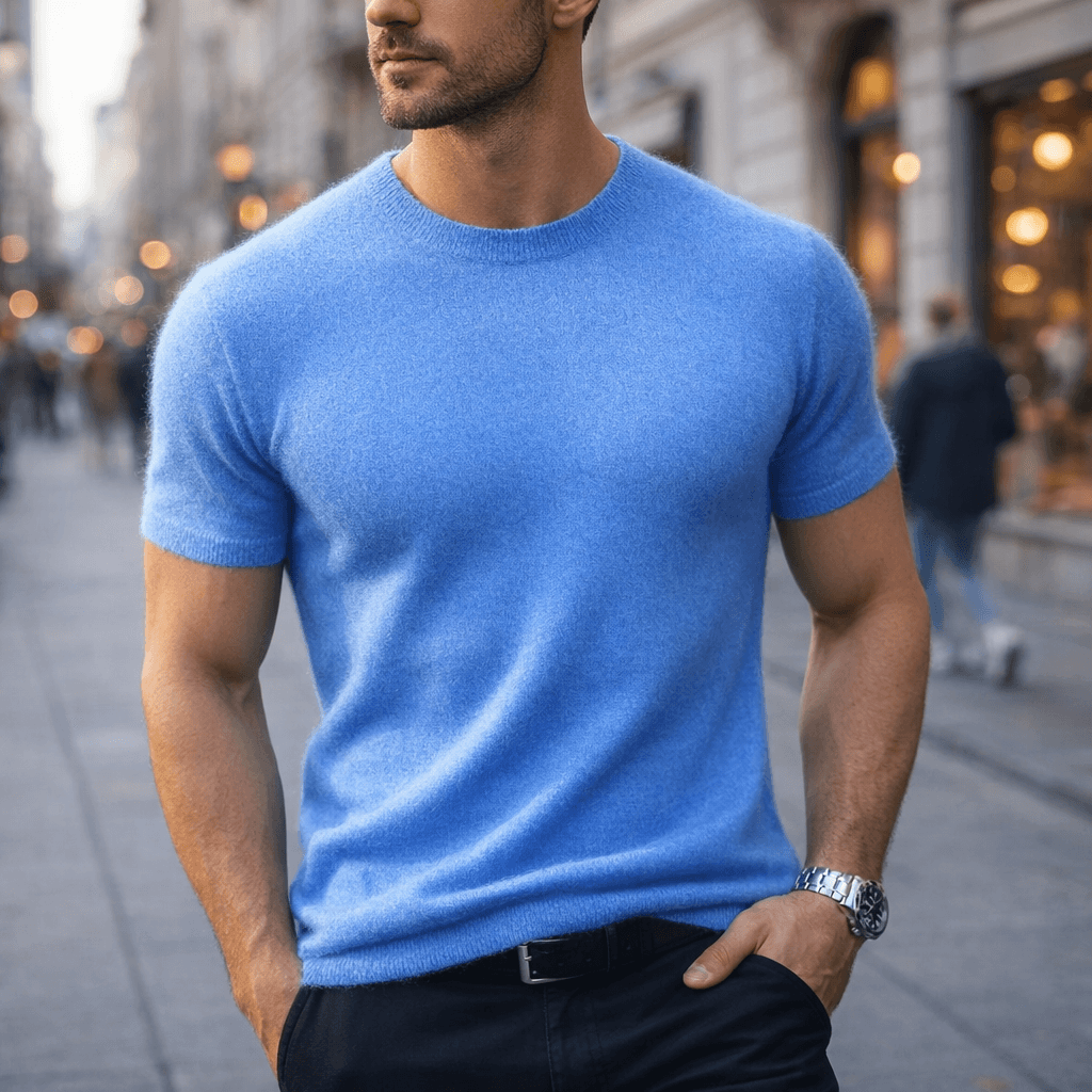 LAURENT MONACO | MEN'S REFINED KNIT T-SHIRT