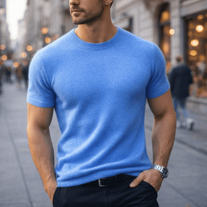 LAURENT MONACO | MEN'S REFINED KNIT T-SHIRT
